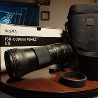 Sigma 150-600mm f5/6.3 C (Attacco EF Canon)