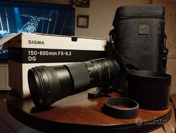 Sigma 150-600mm f5/6.3 C (Attacco EF Canon)