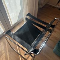 Sedie Wassily originali Knoll nere - Marcel Breuer