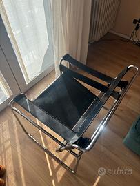 Sedie Wassily originali Knoll nere - Marcel Breuer