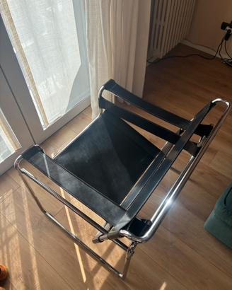 Sedie Wassily originali Knoll nere - Marcel Breuer