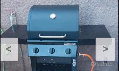 Barbecue a gas grande a 3 bruciatori