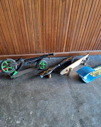 monopattini e skate