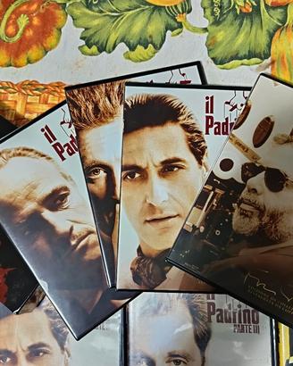 DVD collezione il padrino,47 metri,indiana Jones