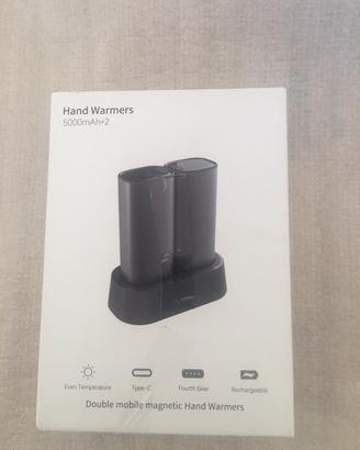 Hand Warmers power bank 5000 mAh (2 pezzi) con bas