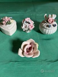 Rosa Capodimonte e oggetti ceramica