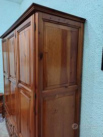 CAMERA MATRIMONIALE IN LEGNO MASSELLO 