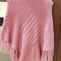poncho/mantella collo alto donna 
