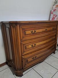 Elegante Comò Vintage Stile Luigi XV - Legno