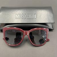 Occhiale da sole originale Moschino bordeaux