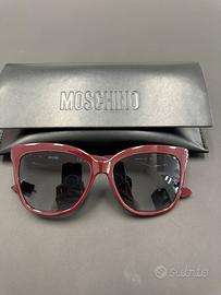 Occhiale da sole originale Moschino bordeaux