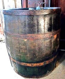 Botte antica legno vino - dim. medie Ø60xh.70cm