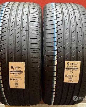 2 gomme 285 45 21 continental rft a3523