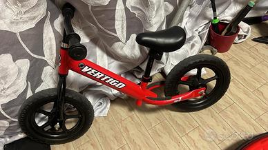 Bici pedagogica bambino Rossa Vertigo