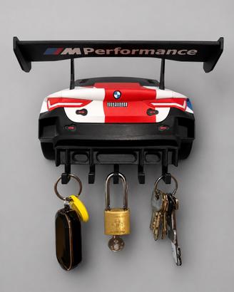 Portachiavi da parete BMW M4 GT3 -Personalizzabile