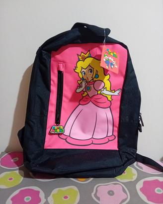 zaino bambini principessa peach supermario