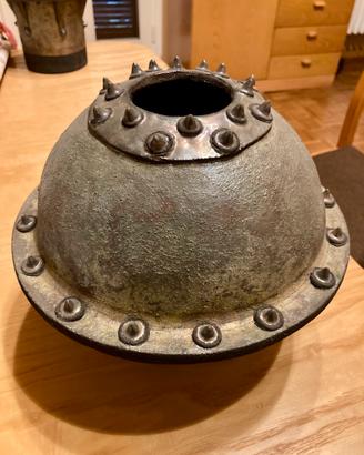 Vaso in ceramica Raku