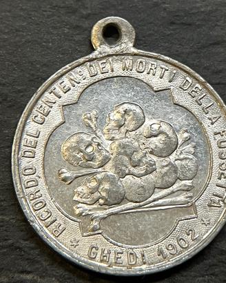 Medaglia morti, peste 1902 San Rocco Ghedi