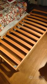 Letto singolo (doghe+materasso) ortopedico 