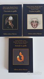 3 Libri Sellerio in giallo Nuovi 