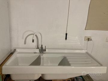 Lavandino cucina ceramica
