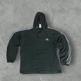 adidas anni ‘00 Y2K felpa con cappuccio verde uomo