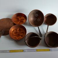 utensili da cucina in rame