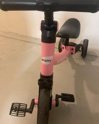 Triciclo besrey elfin trike femmina rosa