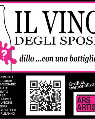 .Dillo con una bottiglia personalizzata