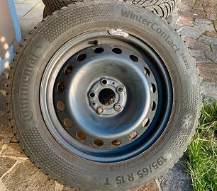 4 gomme invernali con cerchi in ferro