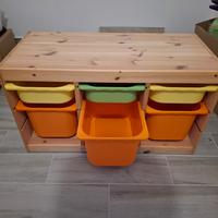Mobile  IKEA TROFAST con 6 vaschette