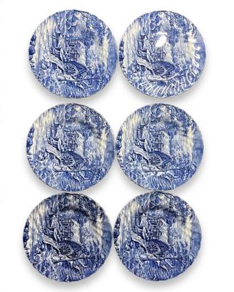 Set 6 piatti vintage “The Mill”