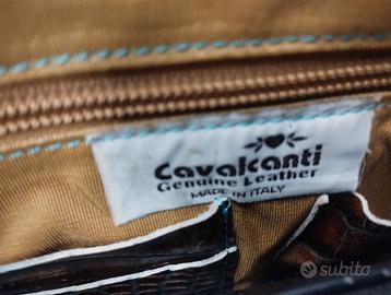 Borsa in vera pelle vintage