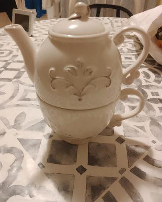 teiera egoista set teiera e tazza 1persona