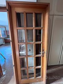 Porta in legno stile inglese anni 80