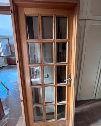 Porta in legno stile inglese anni 80