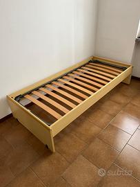 Letto singolo con rete
