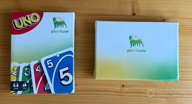 Carte gioco Uno e Ramino  2 Mazzi Carte Plenitude