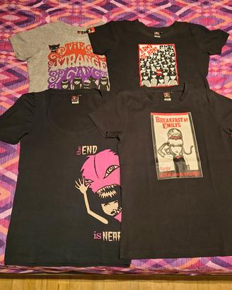 Set 4 t-shirt Emily the Strange tg. M