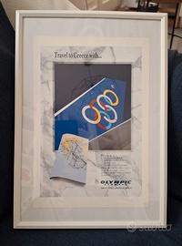Pubblicità vintage - Olympic Airways - In cornice