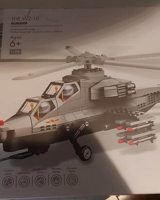 Set Wange-Elicottero d'attacco (stile lego)