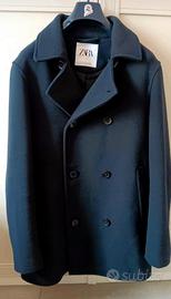 Giaccone Peacoat ZARA Doppiopetto  - NAVY