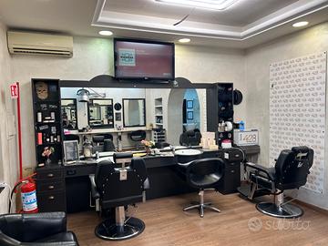 Mobile da barber barbiere e lavabi