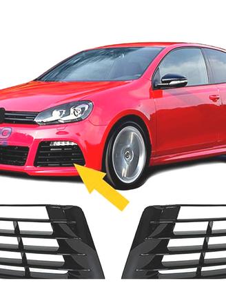 GRIGLIE NEBBIA VOLKSWAGEN VW GOLF 6 08-12 R20 NERO