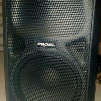 cassa audio amplificata proel 12"