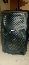 cassa audio amplificata proel 12"