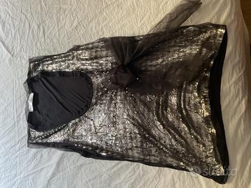 Top con strass e Fiocco Valentino