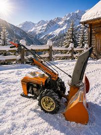 Trattore spala neve