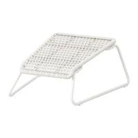 Poggiapiedi Bianco Ikea Hegsten di Rattan