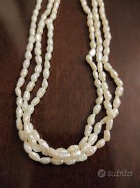 collana perle di fiume 